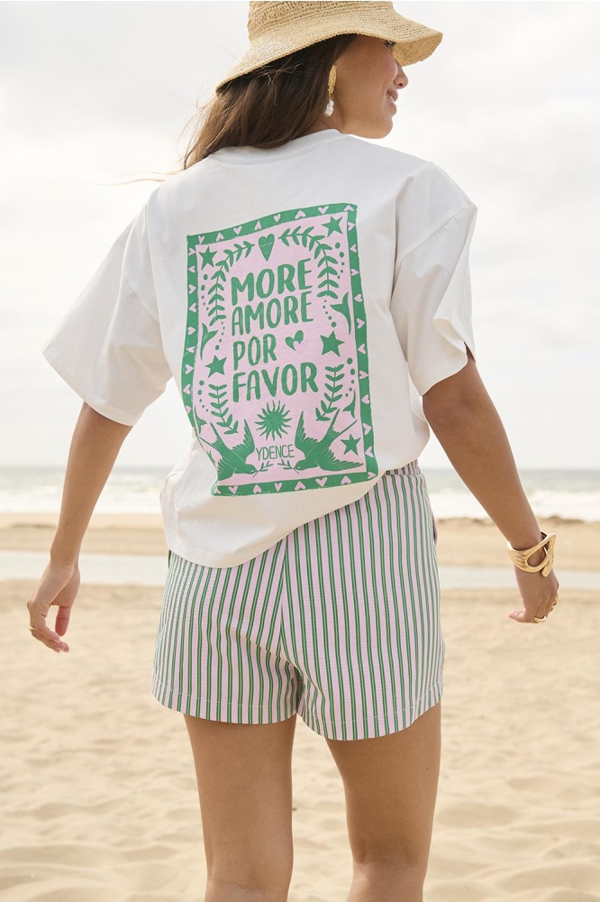 T SHIRT MORE AMORE S HSS2514 OFF-WHITE